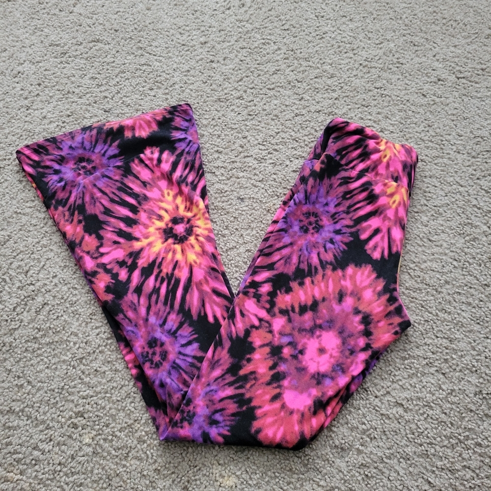 Tye dye yoga pants